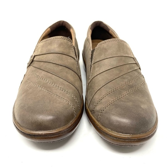 Aravon Danielle Leather casual shoes stone - Picture 6 of 9